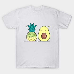 avocado and pineapple cute T-Shirt